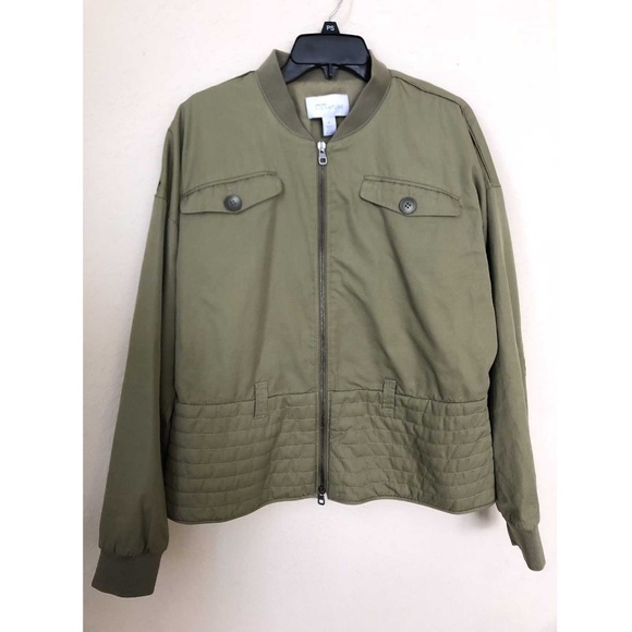 Nordstrom Signature Women's Bomber Jacket Size XL - Picture 3 of 8